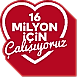 16 milyon için çalışıyoruz